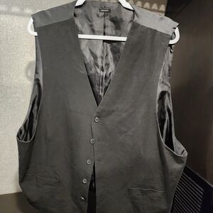 JF J.Ferrar Sleek Black Men's Vest